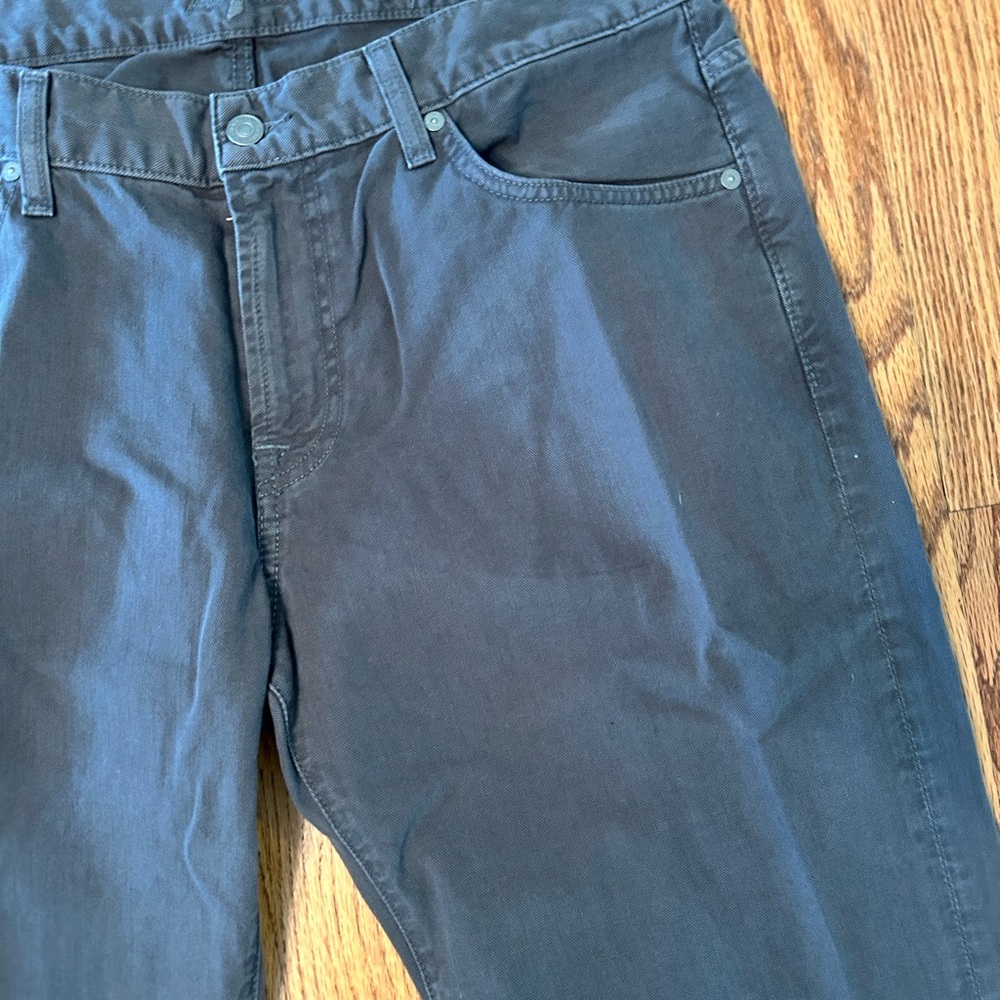 7 for all Mankind Jeans, Grey, 5-Pocket Style, Straight-Leg Jeans, 36 X 34 - Picture 4 of 12